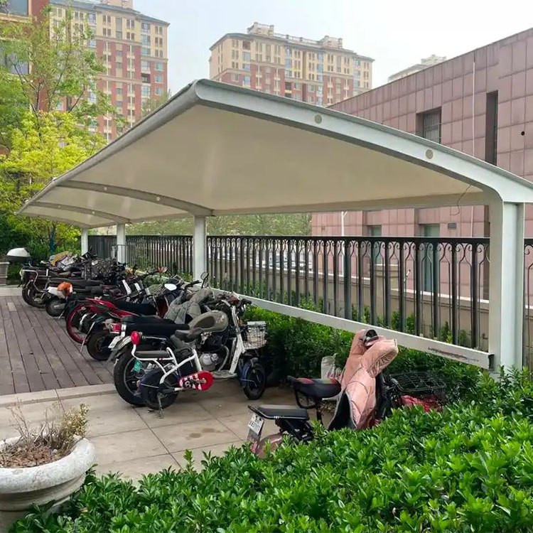 韶山市膜结构电动车棚